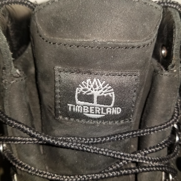 Timberland 6-Inch Waterproof Field Boot Black Nubuck Men's Boots - Picture 10 of 13